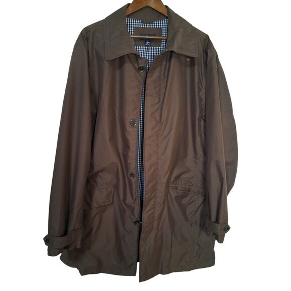 Lands' End Other - Lands' End Trench Coat Jacket Brown Vintage Large Excellent